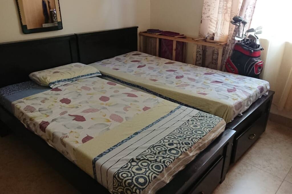 Twin beds
