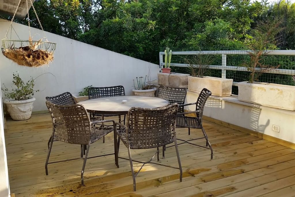 outdoor patio- second floor