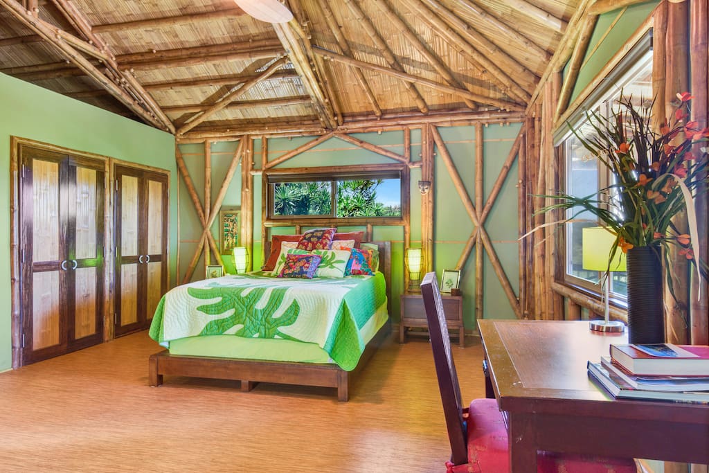 Master Bedroom #1 with its queen size bed.