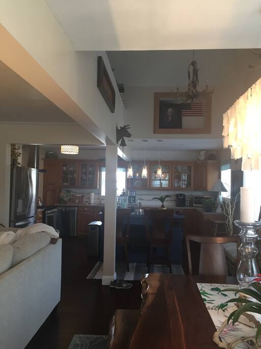Large open conceptKitchen with all Amenities at your convince.