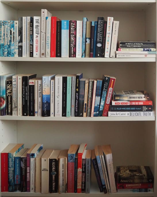 Do you like to read? We have a bookshelf just for you, mostly in english. Take, share and swop.