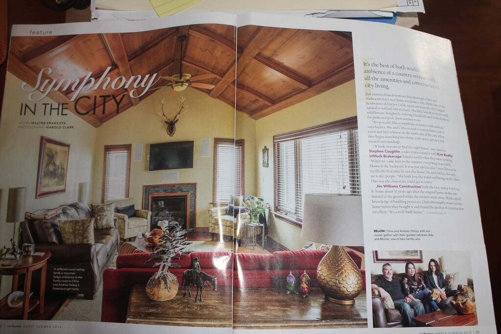 House as featured in ourhomes.ca