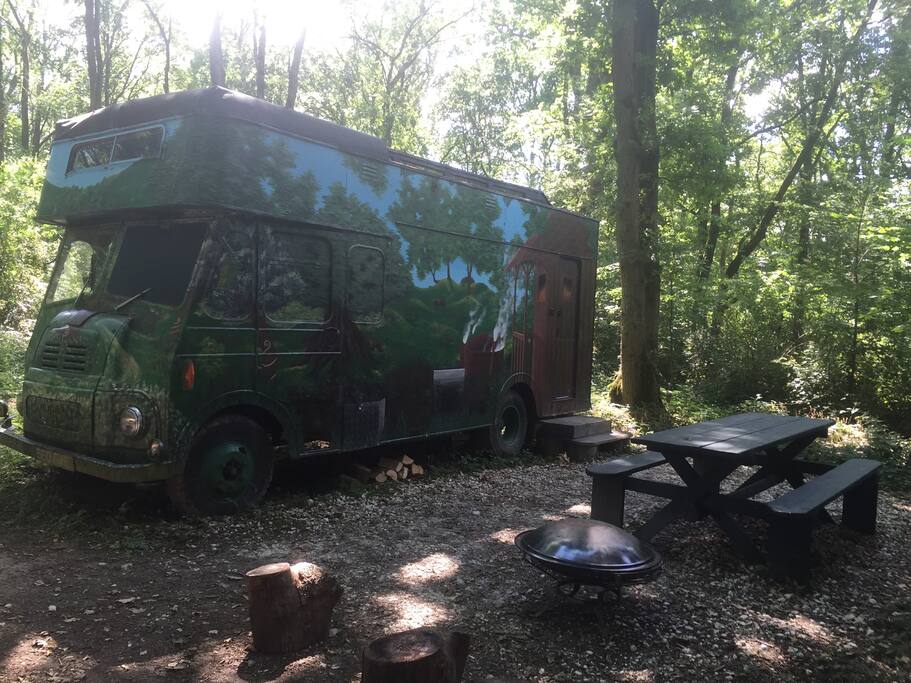 Surrounded by ancient woodland.