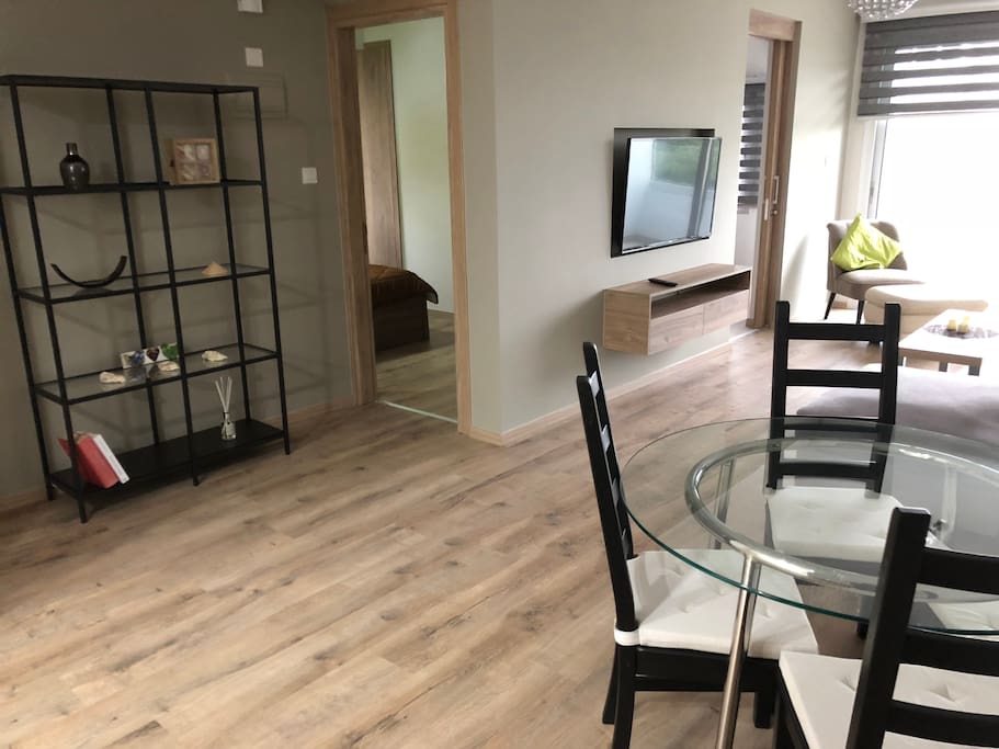 Space is nice, Open Plan Dining and Living area