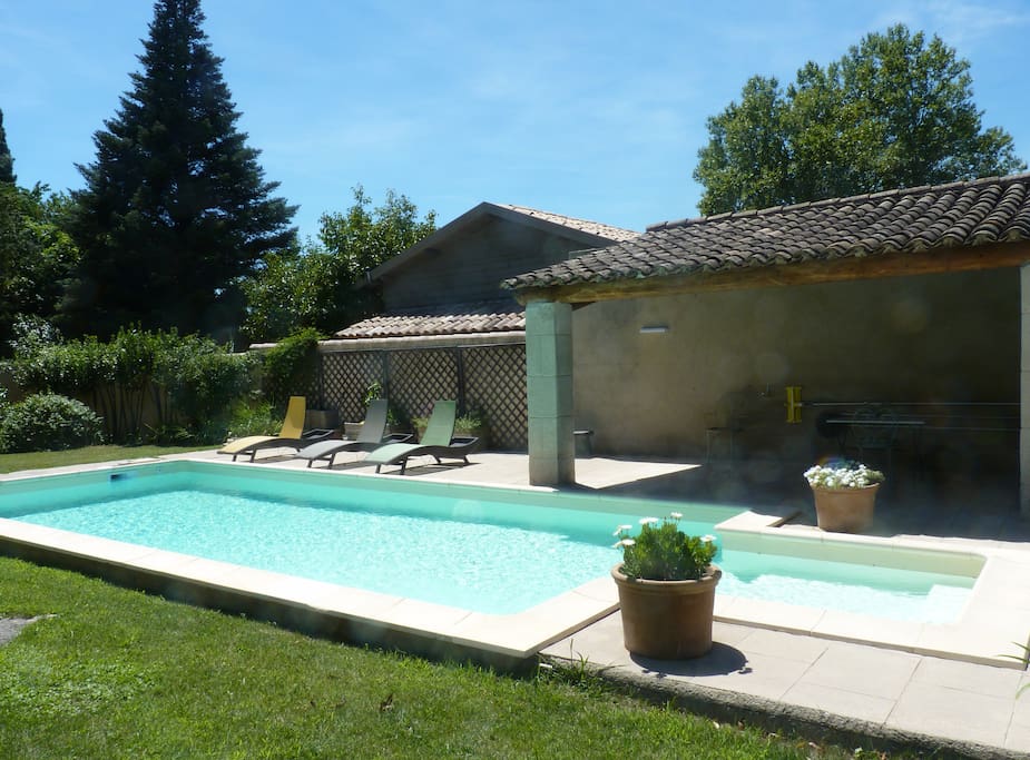 et son pool house