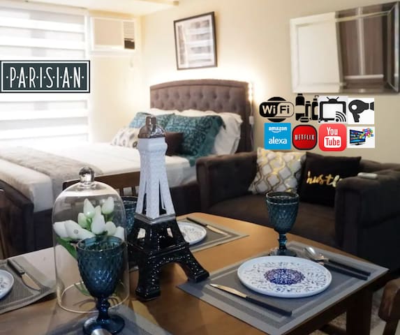 🏠❤️Stylish unit, Cebu IT park,Netflix,20mbps,Alexa