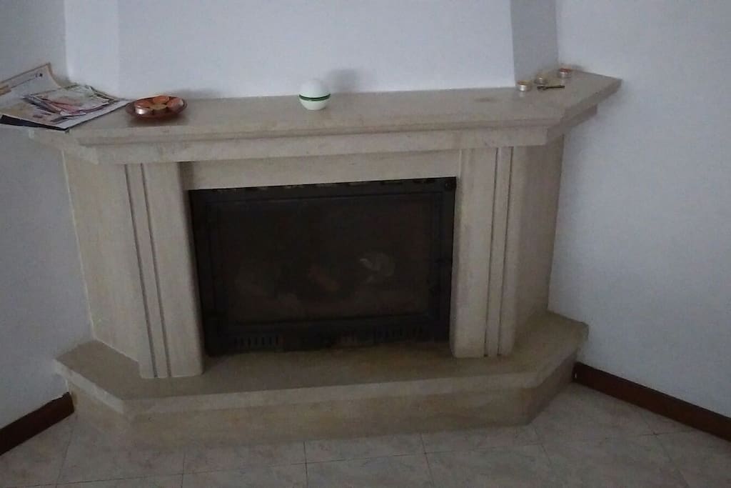 Nice fireplace