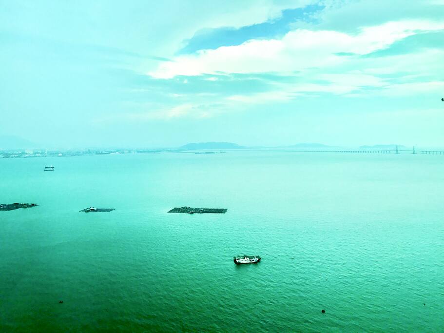 Amazing stunning sea view from living hall and master bedroom!