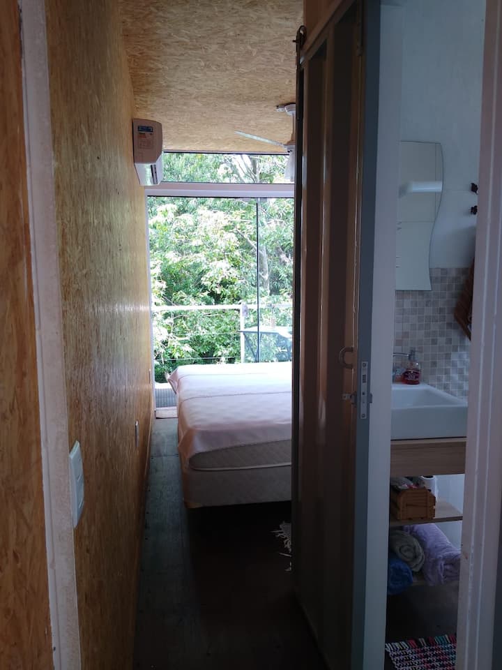 Top suite with two single box beds or can be used as a double.