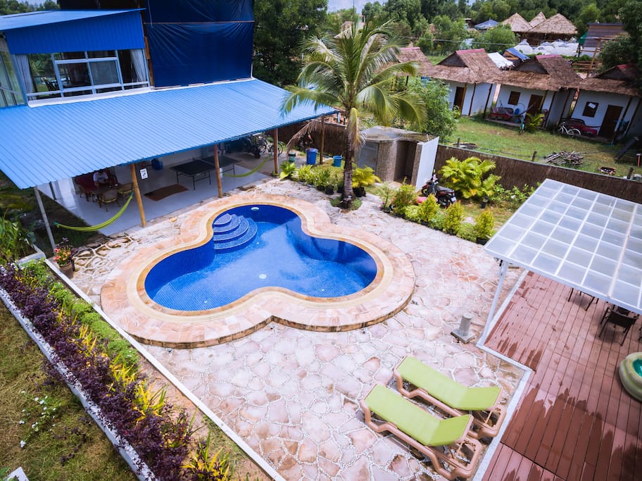 Pool facing Villa
