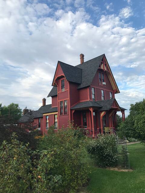 Charming and Eclectic Historic Red House