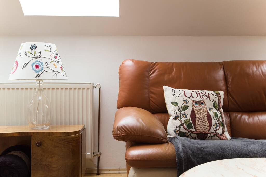 shared living room with comfty sofa