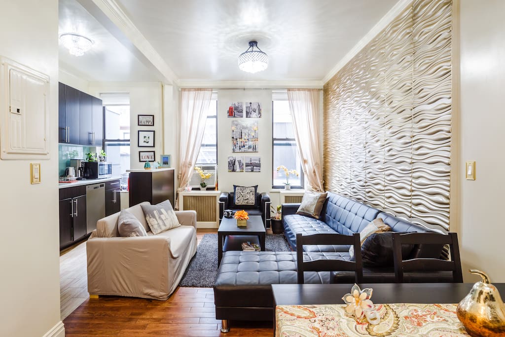 Airbnb ALL new modern apartment of 2 bedroom NYC style!❤️