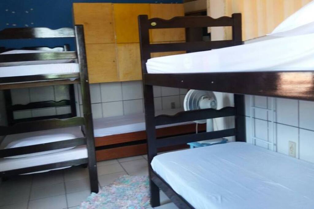Quarto compartilhado, até 06 pessoas