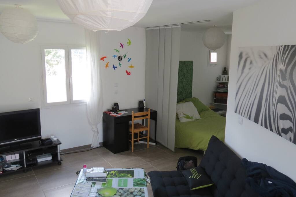 Studio neuf et lumineux