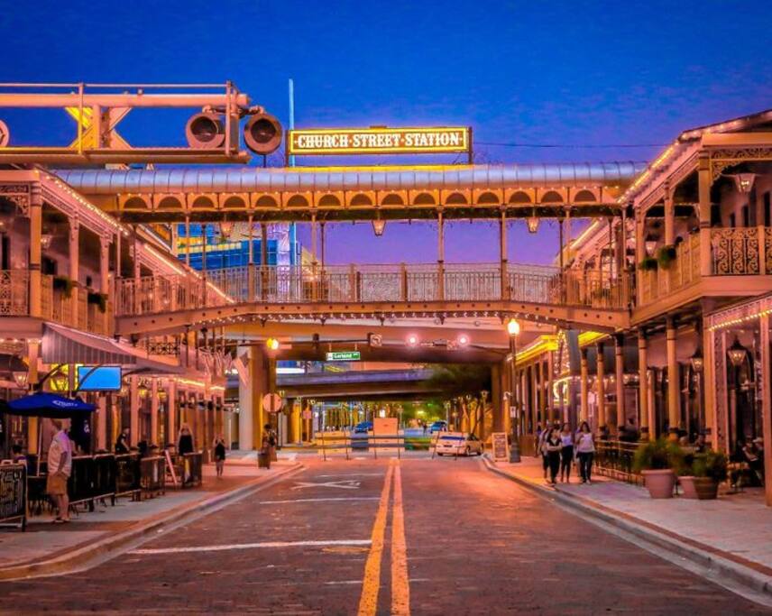 Enjoy the historic downtown just walking distance from home.