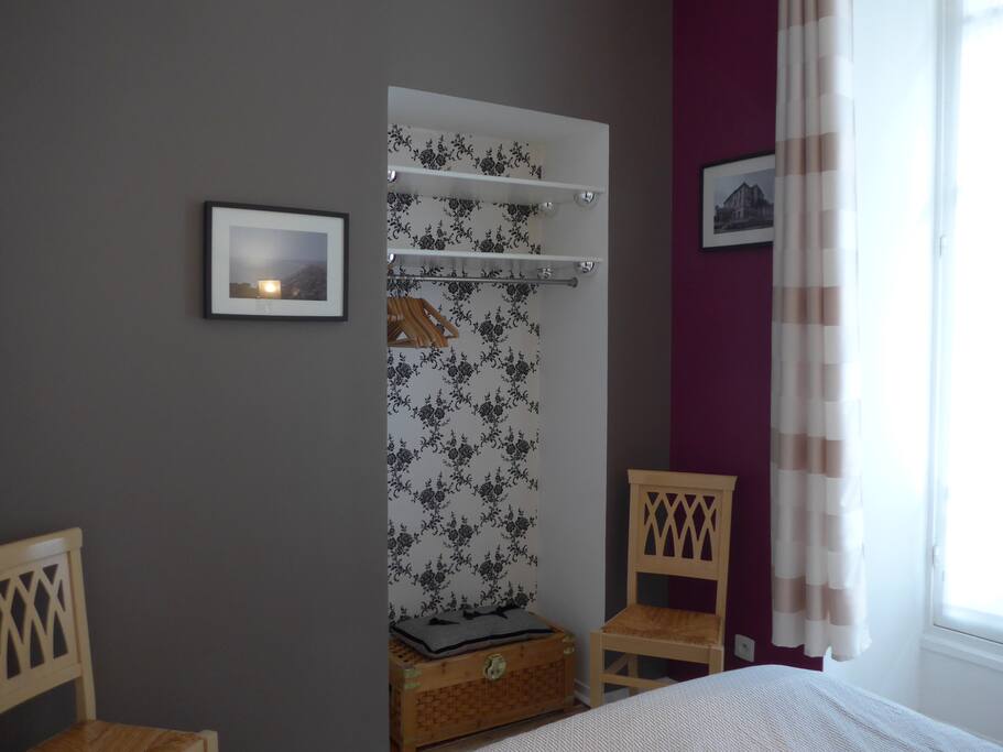 bedroom with a bed for two