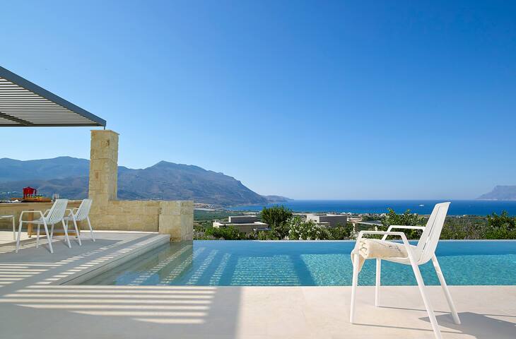 Minimalist design 2 bedroom villa sea views gallery image 2