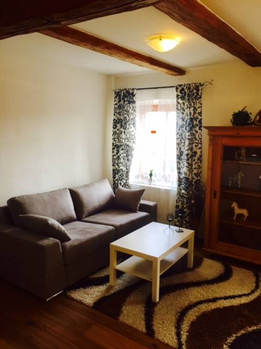 Sofa mit TV