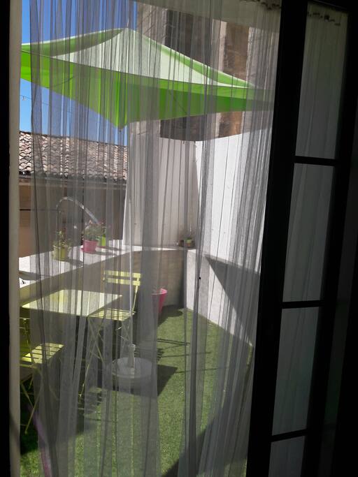 vue de la terrasse