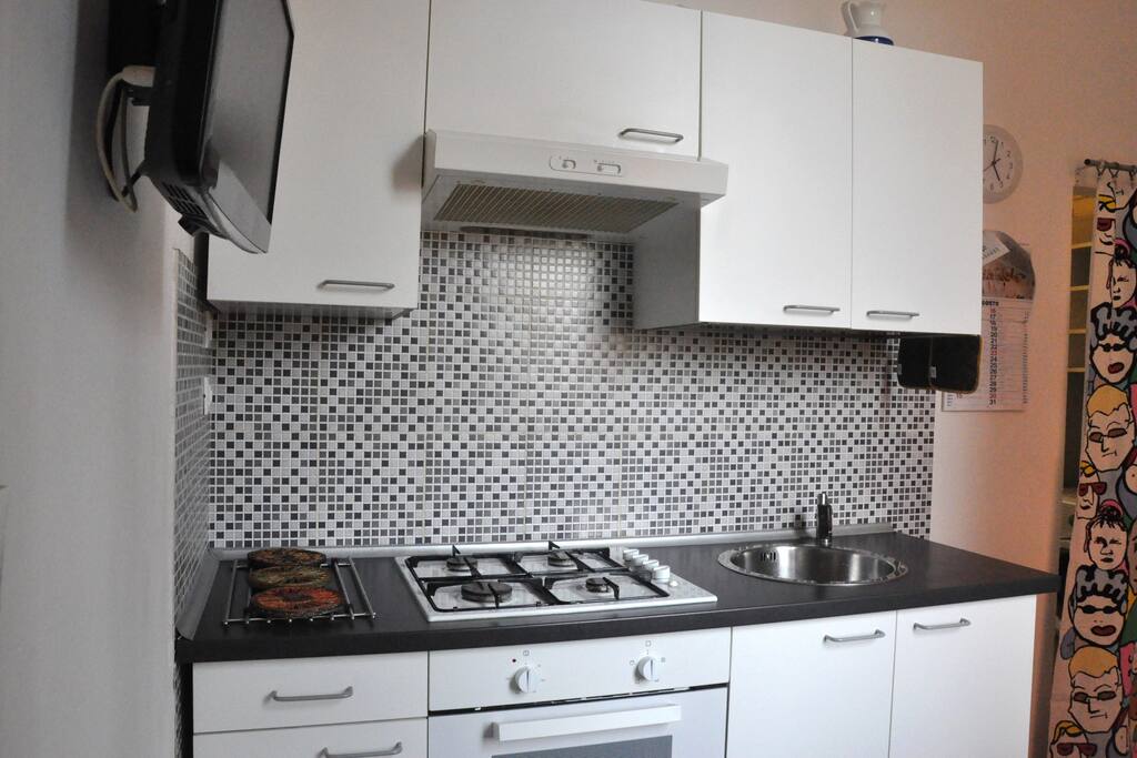 cucina con forno