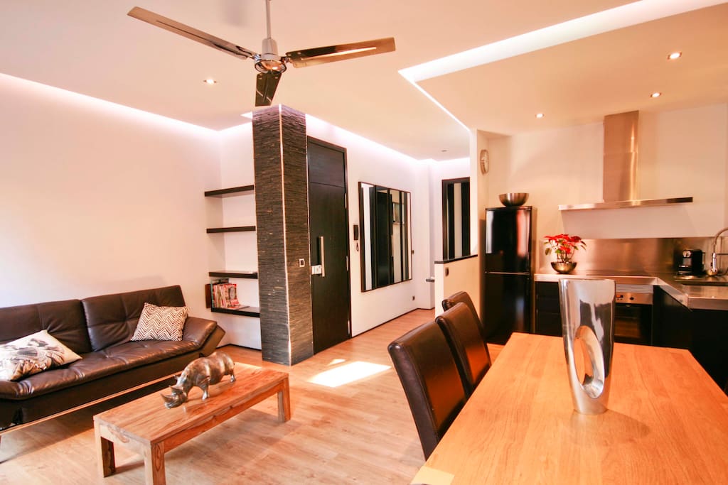 Sala y cocina