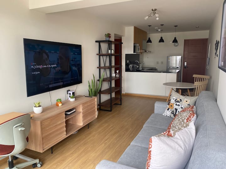 Acogedor Dpto Cerca A Miraflores Netflix Hbo Disny - Lima