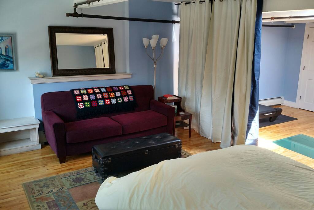Cozy hangout space in your private bedroom