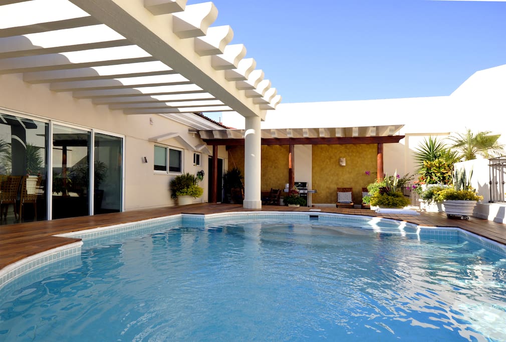 Private pool, grill and over 2000 square feet of patio space