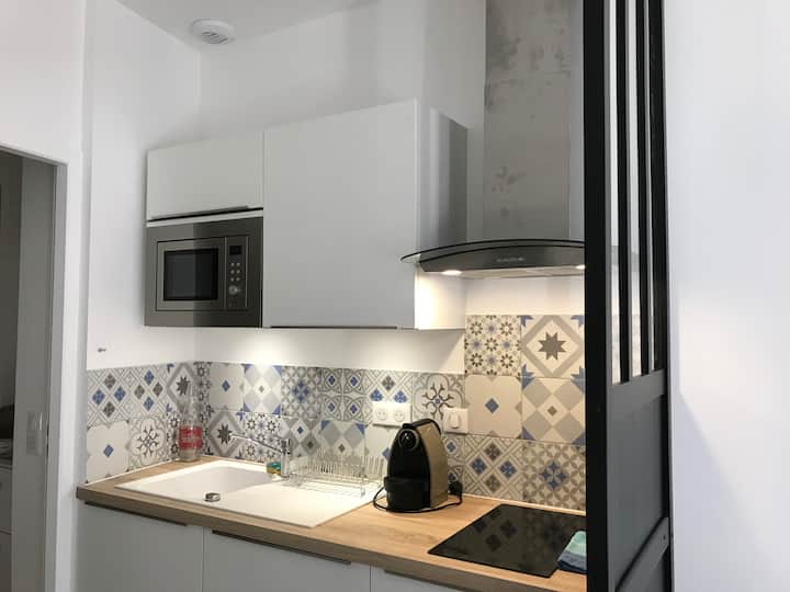 Studio Charmant Avec Fibre 15 Min Bordeaux Centre - Villenave-d'Ornon
