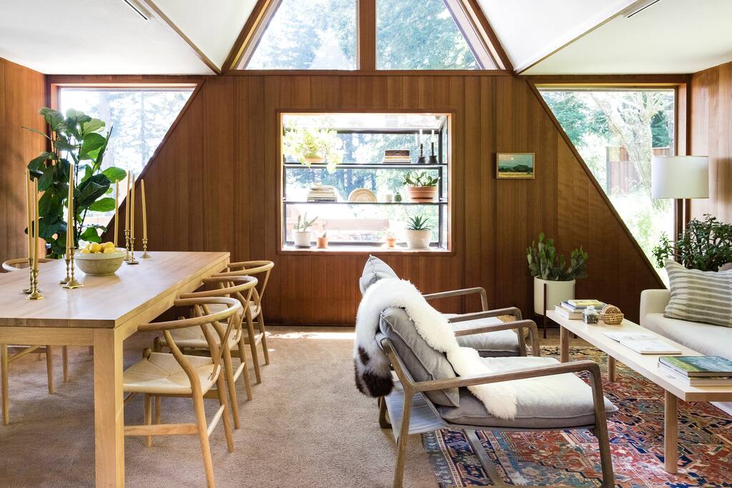 Oversized chairs are cozy to curl up in.