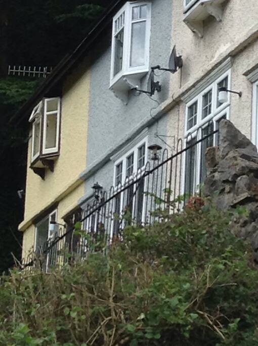 Front of the cottage