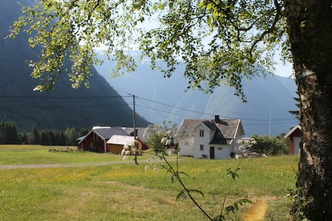 Farmhouse with stunning views.
