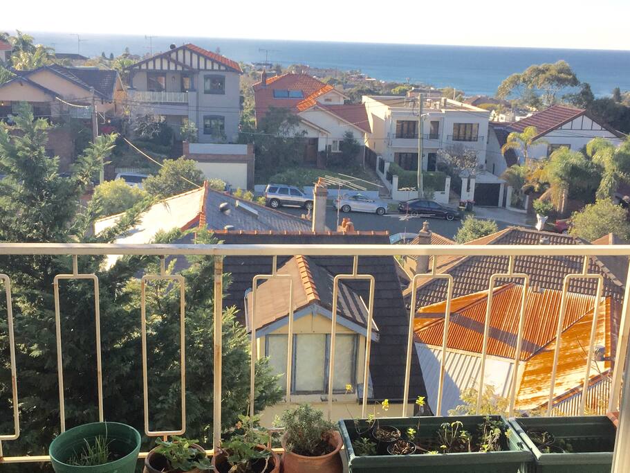 Beautiful private balcony Ocean Views