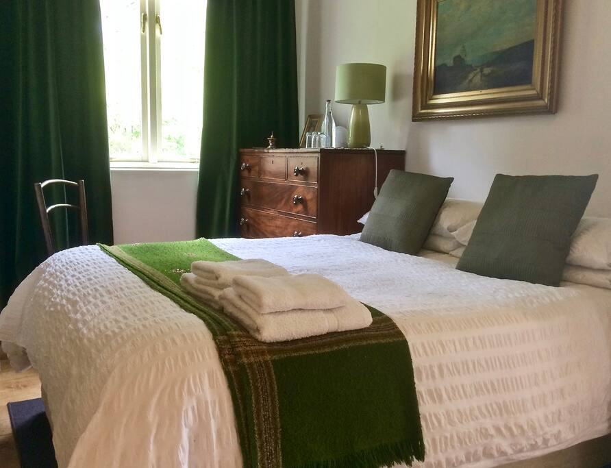 Bedroom overlooking the woods