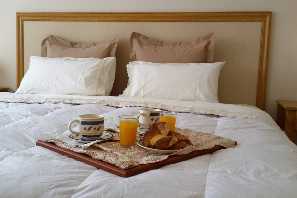 Master bedroom. King size bed, could separate in two single beds