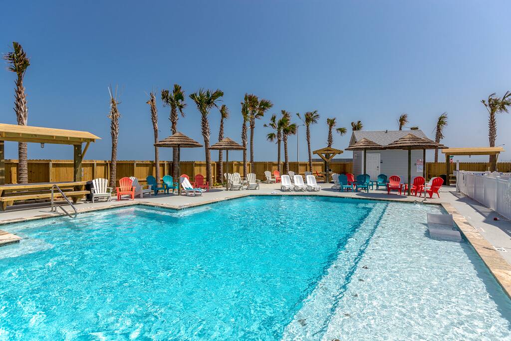 Enjoy the saltwater pool, heated year-round