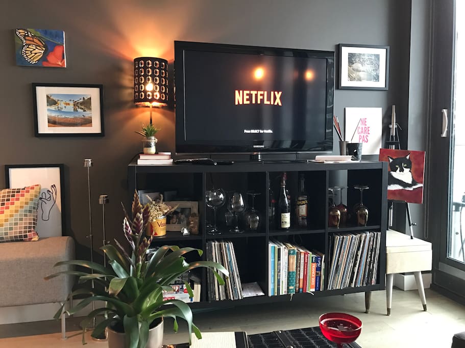 cable and Netflix with unlimited wifi internet for your use