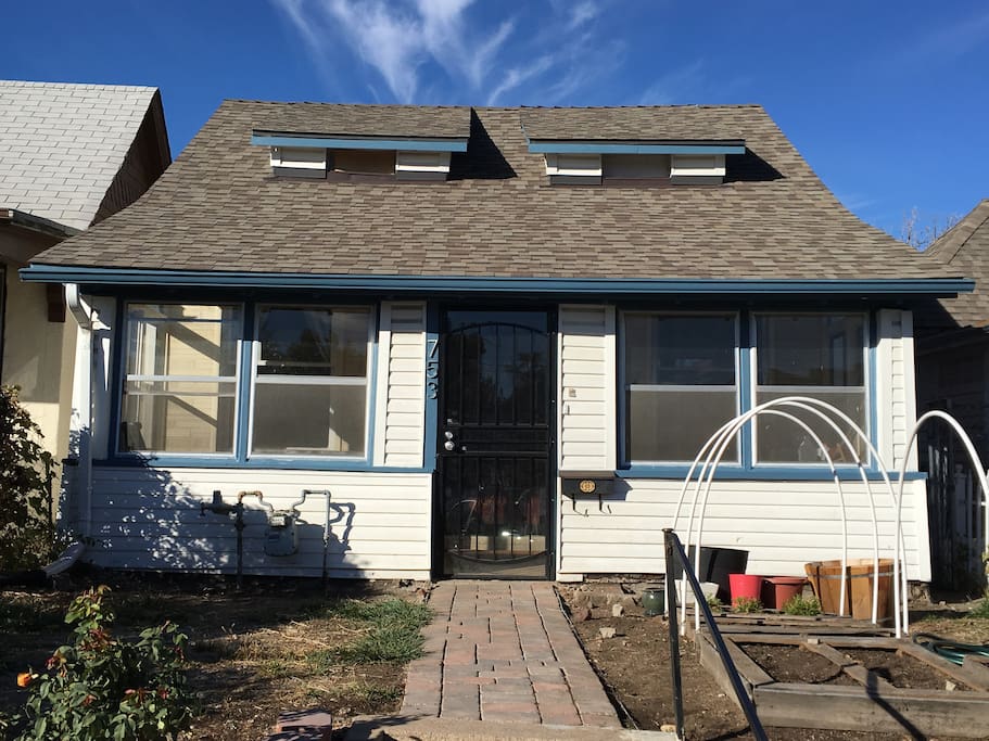 Front lawn + urban garden