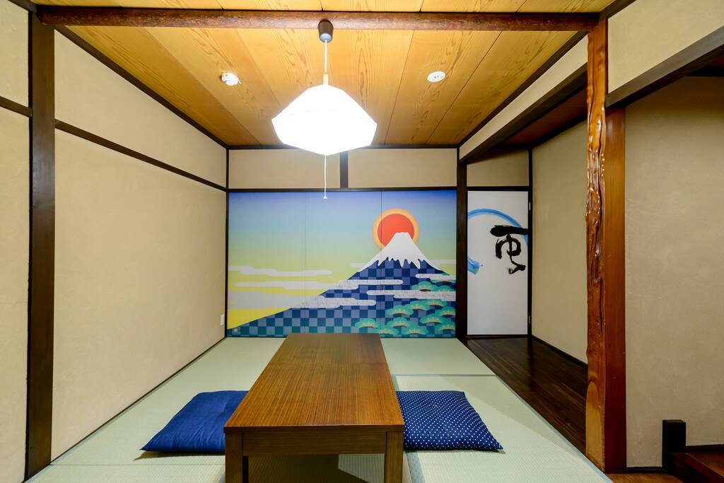 2階 風の間(7畳和室) The 2nd floor Wind’s room (7 mat Japanese-style room) ニ楼风的房间 (七榻榻米日式房间)