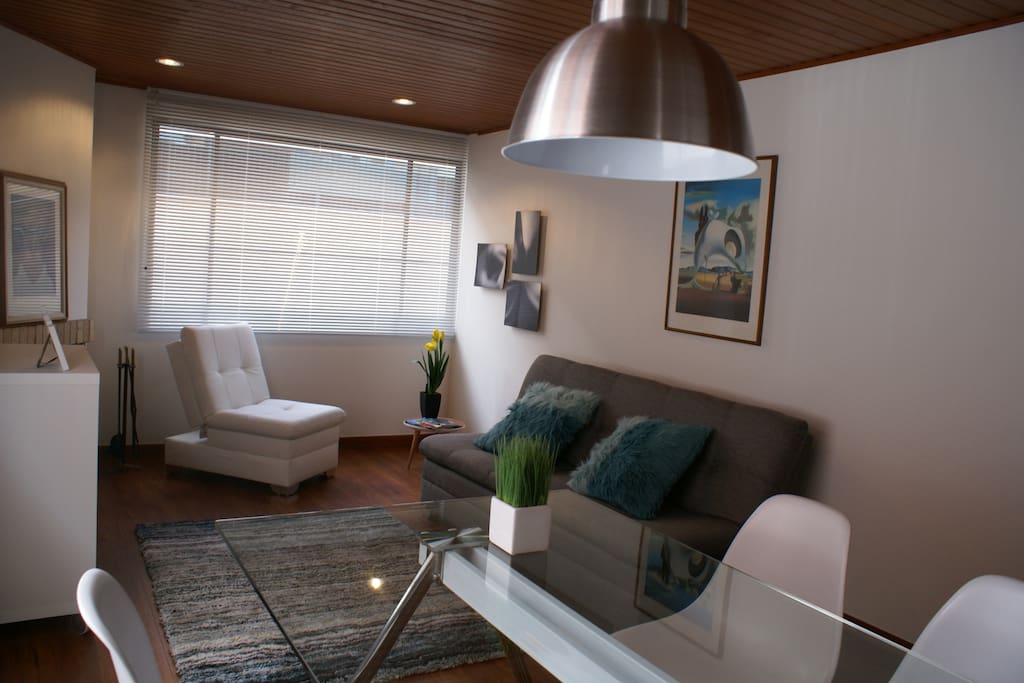 Dining and living room