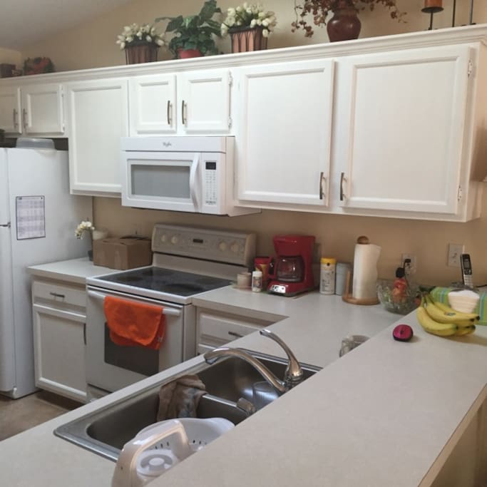Newly refreshed kitchen.