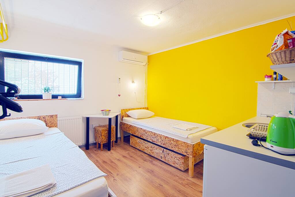 This is our studio apartment. First and most important house rule: enjoy yourself! :)