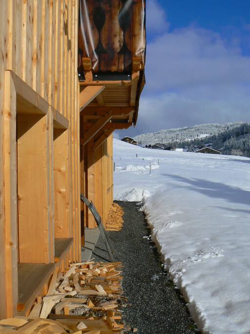 L'accès au Grenier à Luge.
