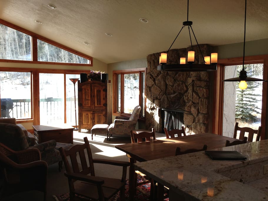 Looking into great room