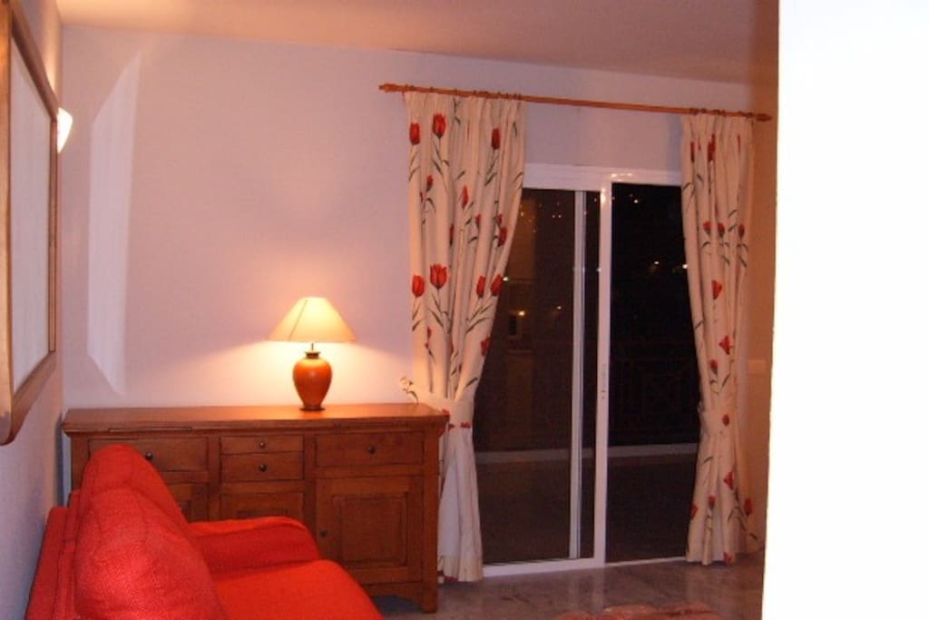 Lounge showing entry onto terrace.