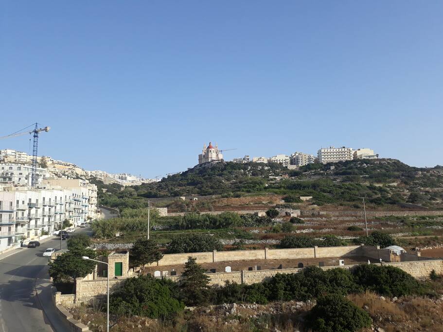 The view from the from the front terrace.