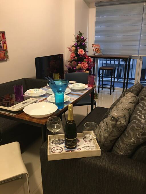 Family gathering setup