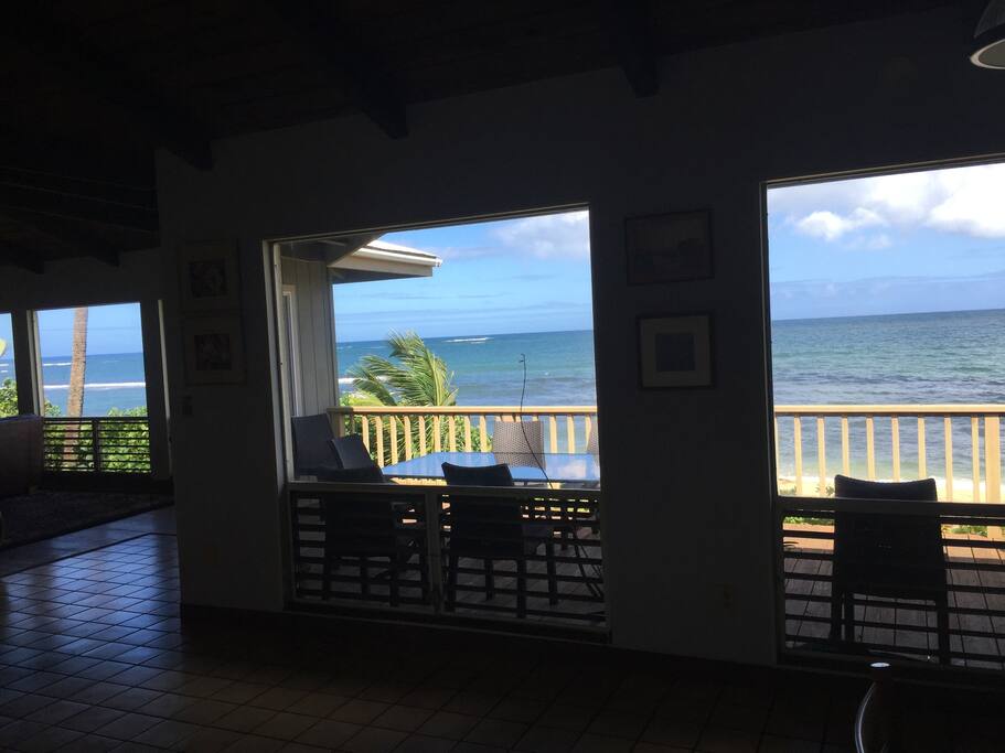 view from kitchen table