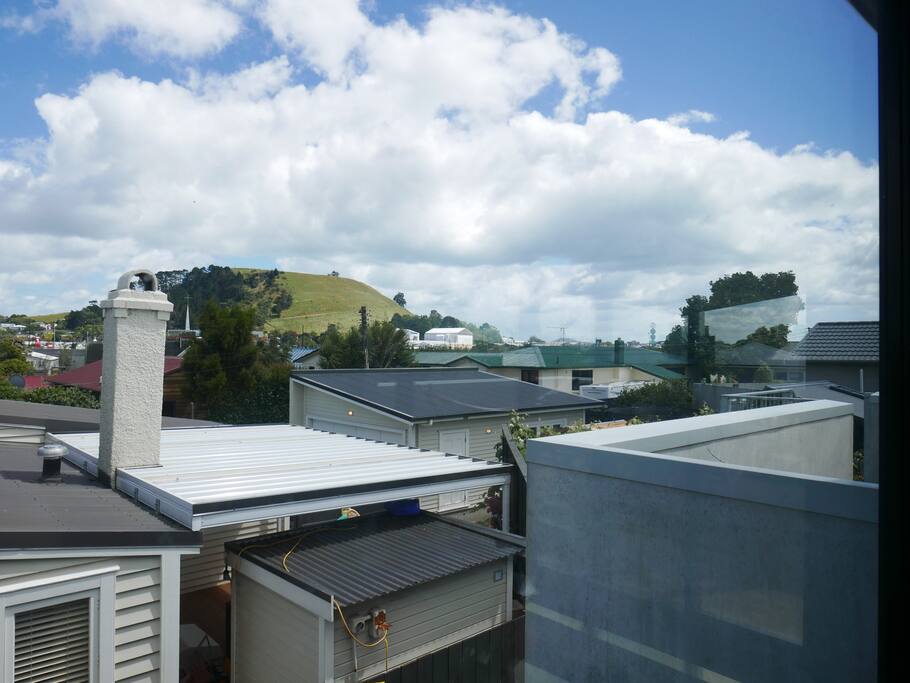 View to the North with Mount Wellington in the foreground and Rangitoto just visible in the background